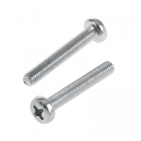 Винт DIN7985 с полукруглой головкой оцинк. М6х60 (5 шт) - пакет ( 0,069 кг) | 126583 | Tech-KREP