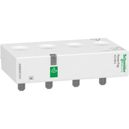 БЕСПРОВОДНЫЙ ДАТЧИК ACTI9 POWERTAG 63А 3P+N / 4P ВЫШЕ АППАРАТА =S= | A9MEM1541 | Schneider Electric