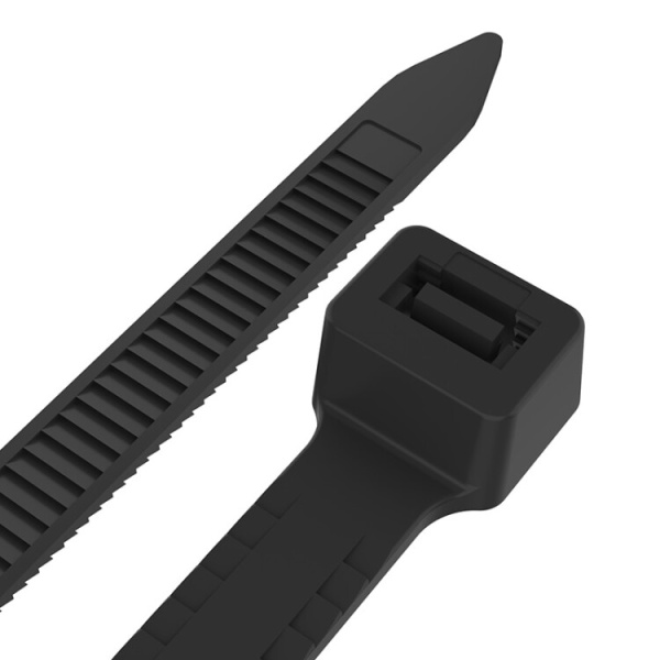 Хомут-стяжкa нейлоновая с тройным замком 300x4,8 мм, черная, упаковка 100 шт. | 67-1302 | REXANT