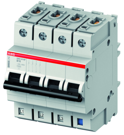 Выключатель автоматический четырехполюсный (3п+N) S403M 40А B 10кА (S403M-B40NP) | 2CCS573103R8405 | ABB