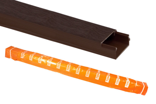 Кабель-канал 20х10 (100м) "ЭКО" 3D (бук) | SQ0402-0404 | TDM