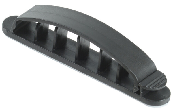 Клипса самоклеящаяся КС-5 черная (12шт) | UHP41-5-K02 | IEK