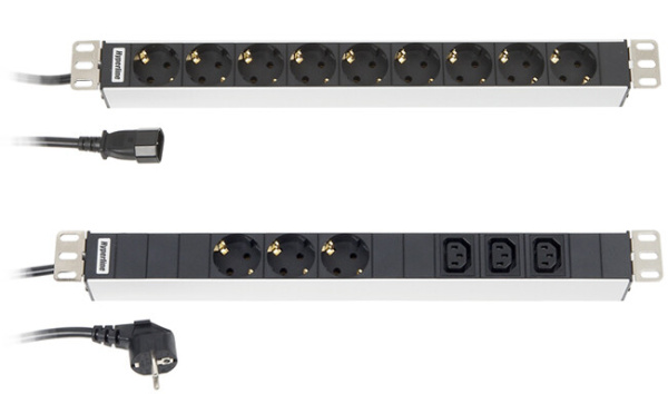 Блок розеток SHT19-8IEC-2.5IECд. 19" шк., горизонт., 8xIEC 320 C13(10A), 230В, каб.пит.3х1мм2, 482.6x44.4x44.4мм(ДхШхВ) | 26413 | Hyperline