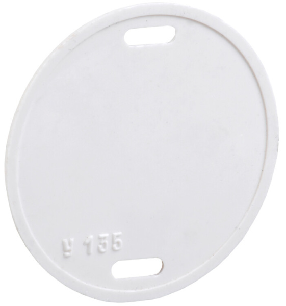 Бирка кабельная У-135 (круг 55 мм) | UZMA-BIK-Y135-R | IEK