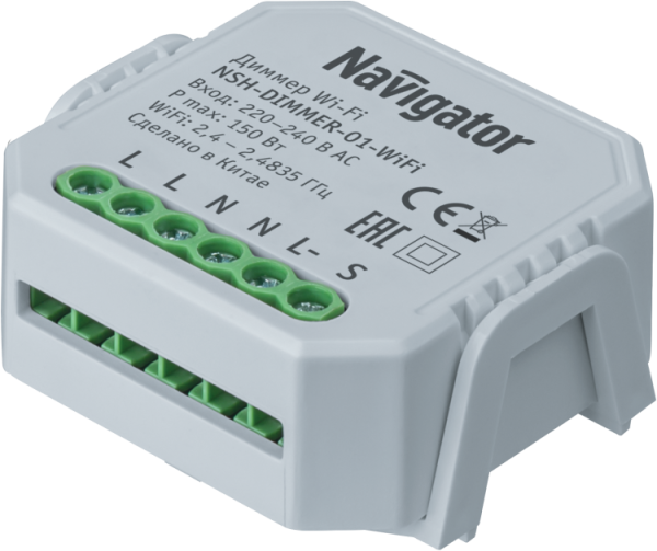 Диммер для системы "Умный дом" NSH-DIMMER-01-WiFi | 82635 | Navigator