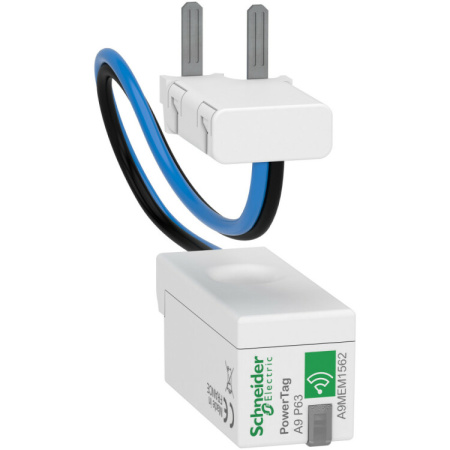 БЕСПРОВОДНЫЙ ДАТЧИК ACTI9 POWERTAG 63А DPN 1P+N / 2P НИЖЕ АППАРАТА =S= | A9MEM1562 | Schneider Electric