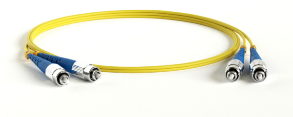 Патч-корд FC-D2-9-FC/UR-FC/UR-H-5M-LSZH-YL волоконно-оптический (шнур) SM 9/125 (OS2), FC/UPC-FC/UPC, 2.0 мм, duplex, LSZH, 5 м | 238577 | Hyperline