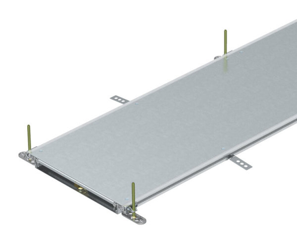 Секция кабельного канала OKA-W глухая 2400x400x40 мм (сталь) (OKA-W4004030) | 7424404 | OBO Bettermann