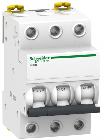 Выключатель автоматический трехполюсный iK60 20А C 6кА | A9K24320 | Schneider Electric