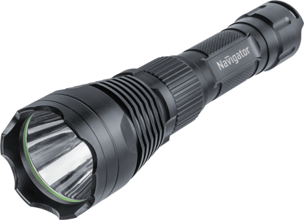 Фонарь универсальный NPT-P02-18650 алюм. проф. CREE LEDx10Вт. Li-ion 2.4 A/h | 61092 | Navigator