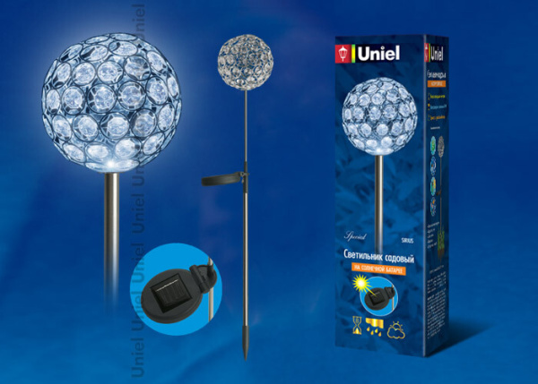 Cветильник садовый декоративный на солнечной батарее Sirius USL-S-064/MT730 Серия Special | 08964 | Uniel