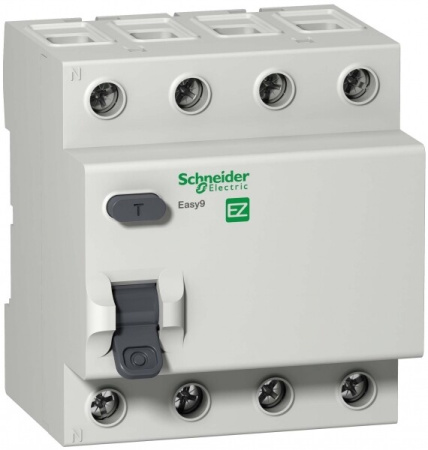 Выключатель дифференциальный (УЗО) EASY 9 4п 63А 30мА тип AC | EZ9R34463 | Schneider Electric