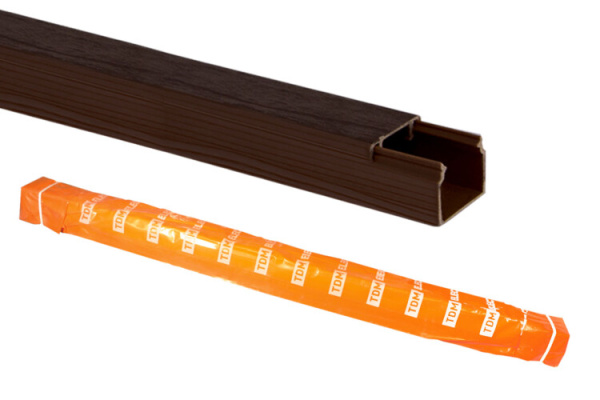 Кабель-канал 12х12 (140м) "ЭКО" 3D (бук) | SQ0402-0401 | TDM