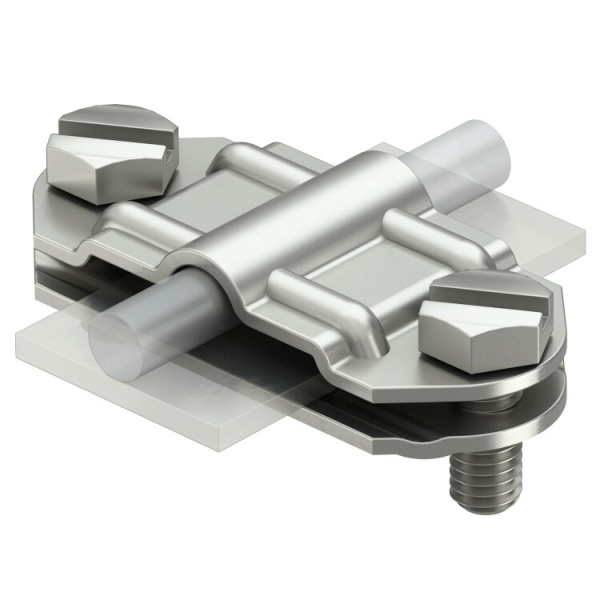 Соединитель полосы и прутка продольный (233 A VA) | 5336457 | OBO Bettermann