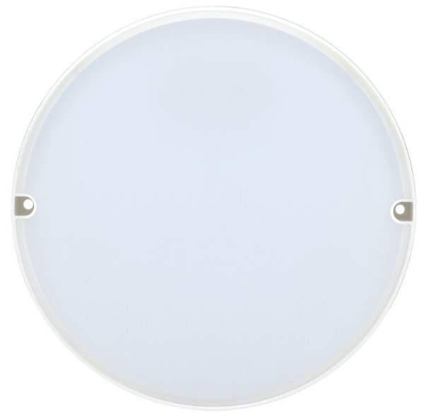 Светильник светодиодный пылевлагозащищенный для ЖКХ ДПО 2012Д 12Вт IP54 6500К круг белый с АД | LDPO3-2012D-12-6500-K01 | IEK