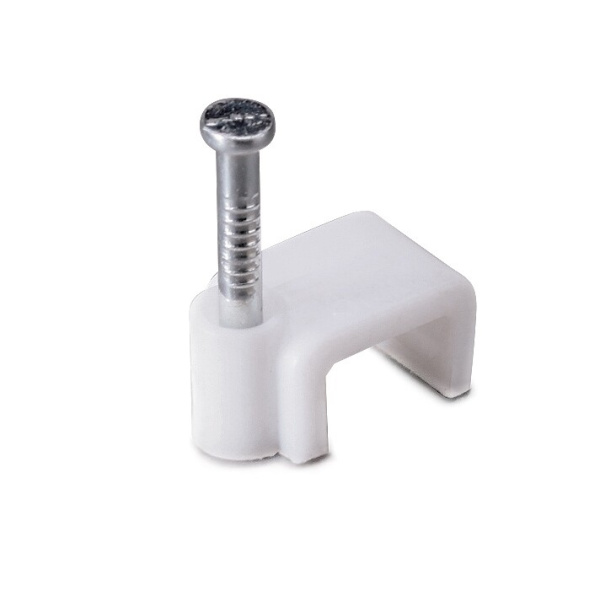 Скоба пласт. с гв.плоск. СПП 14 (15шт.) | 49456 | Fortisflex