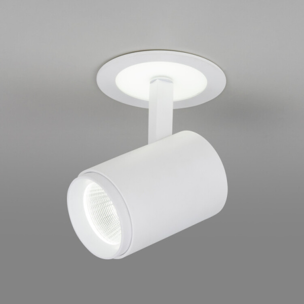 Светильник светодиодный DSR002 9+3W 6500K белый матовый (DSR002 9W 6500K) спот | a039152 | Elektrostandard