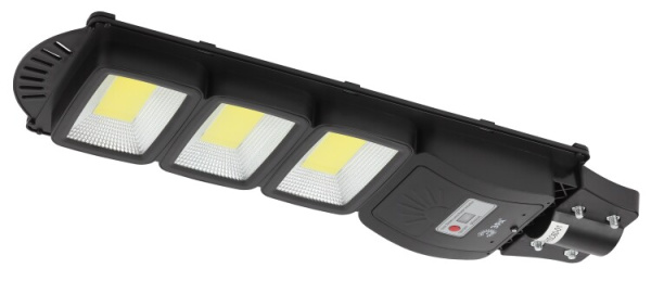 Светильник светодиодный уличный на солн.батарее COB, 60W, с датч. движ., ПДУ, 1100lm, 5000К, IP65 | Б0046795 | ЭРА