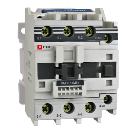 Контактор малогабаритный КМЭп 40А 220В DC 1NO 1NC EKF PROxima | ctr-s-40-220-nc-no-p | EKF