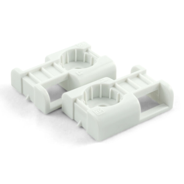 Площадка под стяжку для прямого монтажа белая (100шт/1500шт уп/кор) | PR13.0343 | ПРОМРУКАВ