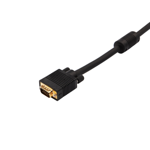 Шнур VGA - VGA с ферритами, длина 3 метра, черный (GOLD) | 17-5505 | REXANT