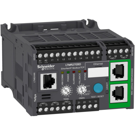 РЕЛ.TESYS T ETHERNET TCP/IP 1.35-27A 24VDC | LTMR27EBD | Schneider Electric