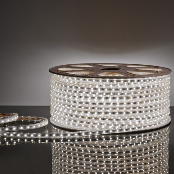 Лента светодиодная LS004 220V 4,8W 60Led 2835 IP65 6500K белый, 50 м | a044274 | Elektrostandard