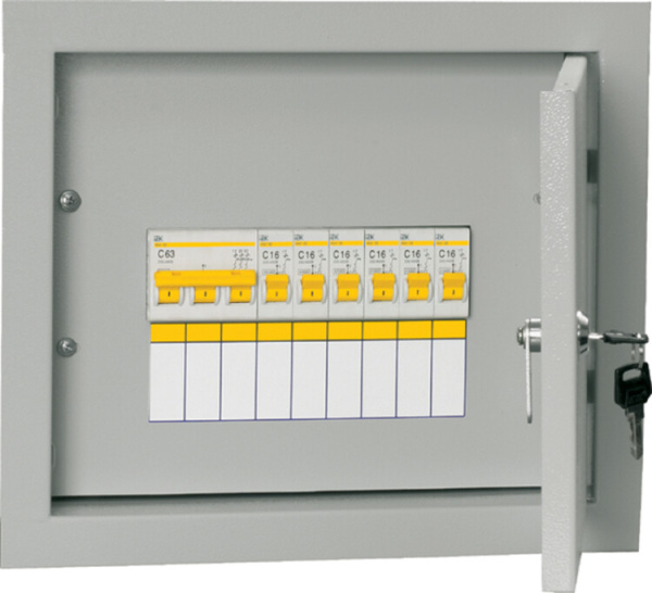 Щиток распределительный УОЩВ-3-63-6-0 36 УХЛ4 IP31 (275х320х120) | MSM10-3V-06-31 | IEK