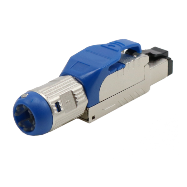 PLUD-8P8C-S-C6-VL Разъем RJ-45 (8P8C) под витую пару, полевая заделка,категория 6, неэкранир., для одножильного кабеля, фиолетовый| 427433 | Hyperline