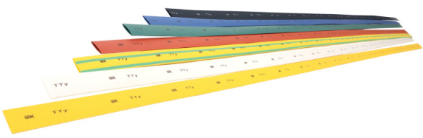 Термоусадочная трубка ТТУ 14/7 желтая 1 м | UDRS-D14-1-K05 | IEK