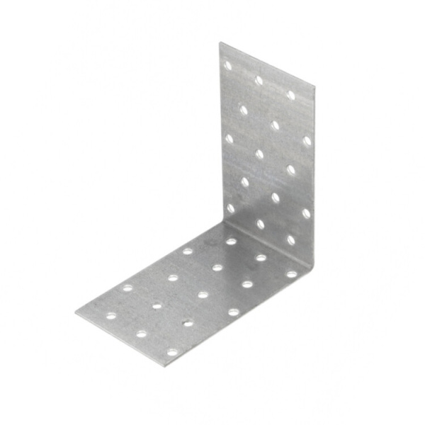 Уголок крепежный равносторонний 40х80х80х2, оцинкованный - накл. | 128096 | Tech-KREP