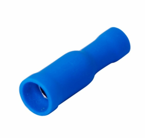 Разъем штекерный изолированный гнездо 4 мм 1.5-2.5 мм? (РШи-м 2.5-4/РШИм 2-5-4 ) синий | 08-0221 | REXANT