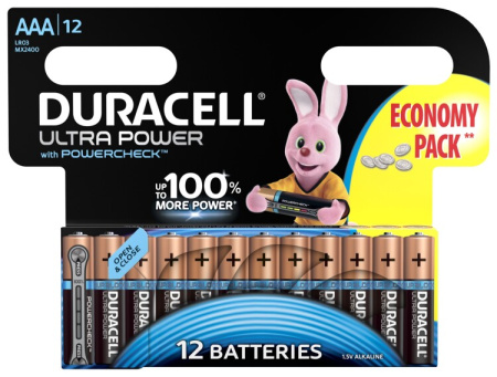 Батарейки Duracell LR03-12BL Ultra | Б0038767 | Duracell