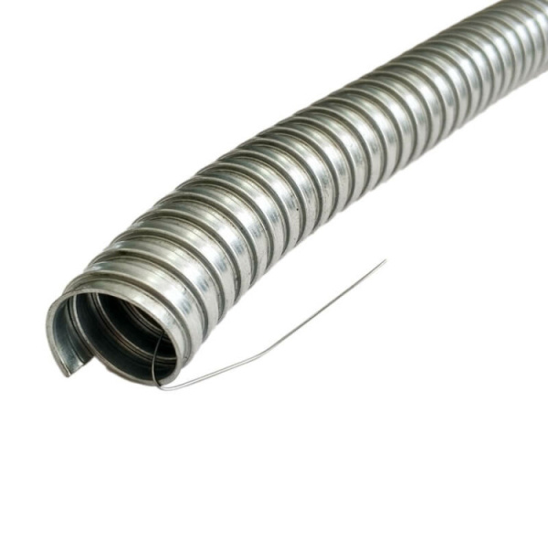 Металлорукав Р3-Ц 22 (50 м/уп.) с протяжкой | zeta44905 | ЗЭТАРУС