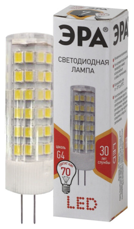 Лампа светодиодная LED 7Вт G4 220В 2700К smd JC капсульная | Б0027859 | ЭРА