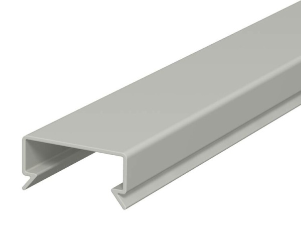 Крышка кабельного канала LK4 25 мм (ПВХ,серый) (LK4 D 25) | 6178482 | OBO Bettermann