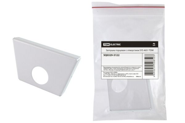 Заглушка торцевая с отверстием SYS 4651 | SQ0329-5122 | TDM