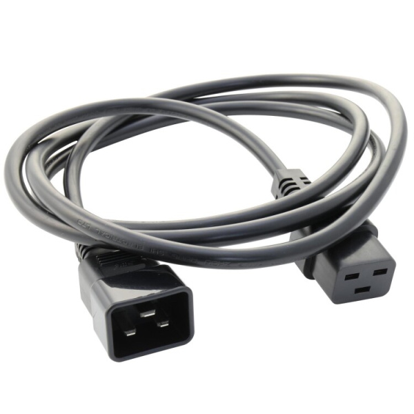 Кабель питания IEC 60320 С19 - IEC 60320 C20 - 3.0м | R5CORD9030 | DKC