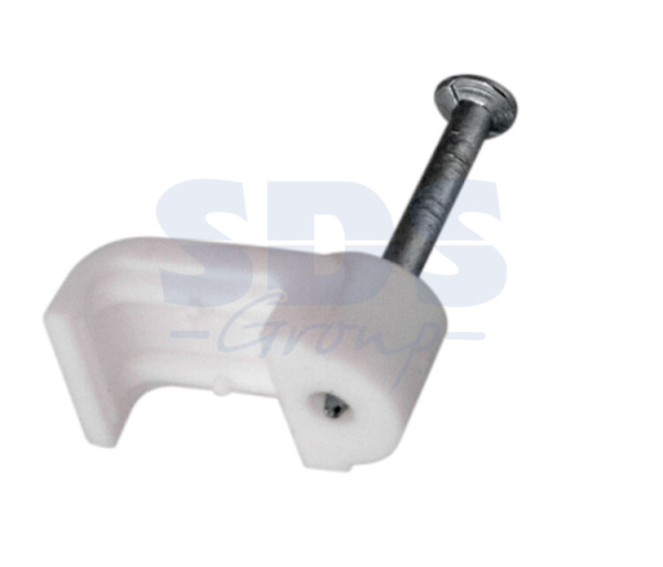 Крепеж кабеля плоский 10 х 3 мм, белый (упак. 20 шт) | 07-4209-20 | REXANT