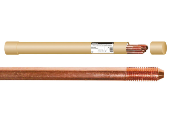 Штырь заземления резьбовой СТАМ25.14.1500Р | SQ2401-0003 | TDM