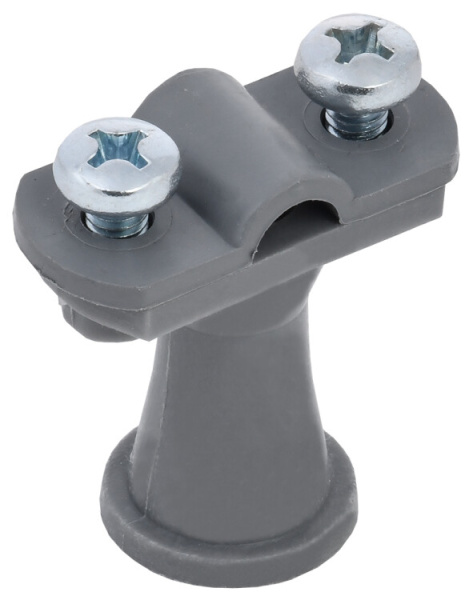 Дер. пров. кругл. 6-10мм h=38мм пластик серый | ZDP80-60-1-68-038 | IEK