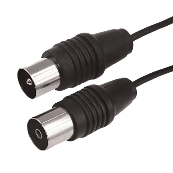 ВЧ кабель, ТВ гнездо - ТВ штекер, длина 15 метров, чeрный | 17-5017 | REXANT