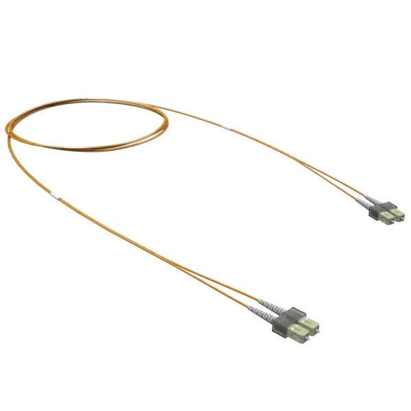 Оптический коммутационный шнур Duplex SC/UPC-SC/UPC, 50/125 (OM2), 1 м | RNPC50DCC1 | DKC
