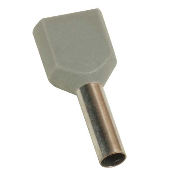 Наконечник штыревой втулочный под два провода OptiKit T-Shv2-PVC- 2,5-10(100шт) | 278049 | КЭАЗ