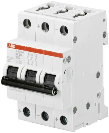 Выключатель автоматический трехполюсный S203MT UC 0,75А K 10кА (S203MT K0,75UC) | 2CDS273065R0187 | ABB