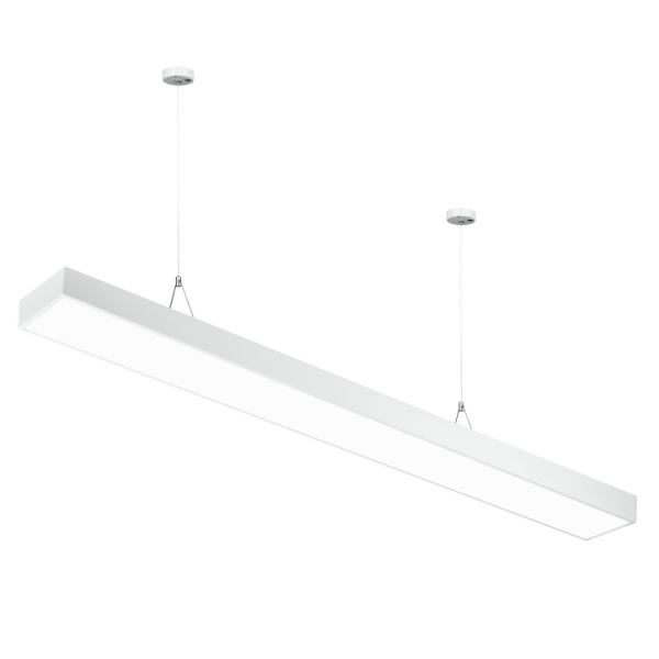 Светильник светодиодный Geometria Block SPO-114-W-40K-036 36Вт 4000К 2800Лм IP40 1200*130*50 белый подвесной | Б0050544 | ЭРА