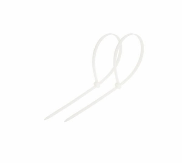 Хомут-стяжка кабельная нейлоновая 60 x2,5 мм, белая, упаковка 100 шт. | 07-0060 | REXANT