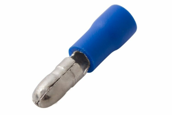 Разъем штекерный изолированный штекер 4 мм 1.5-2.5 мм? (РШи-п 2.5-4/РШИп 2-5-4) синий | 08-0521 | REXANT