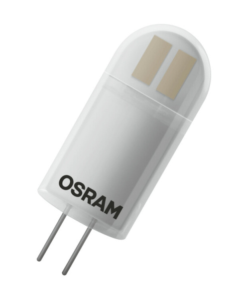 Лампа светодиодная LED STAR PIN40 3, 5W, прозрачная колба, G4, 12 Вольт LEDSPIN40 CL 3, 5W/827 230V G410X1RU | 4058075369009 | Osram