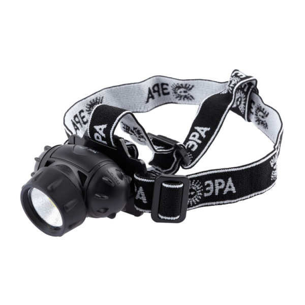 Фонарь светодиодный налобный GB-410 на батарейках 3хААА, 3 режима, черный, IP44 | Б0051463 | ЭРА